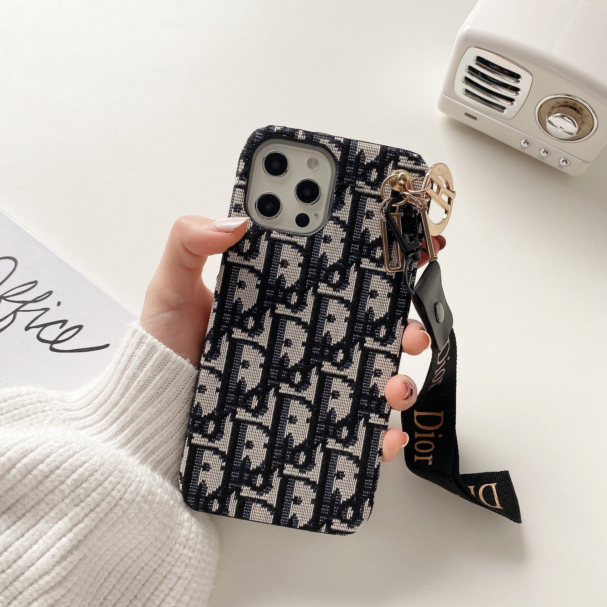 CD iPhone Case With Strap Black-GS240315 mysite