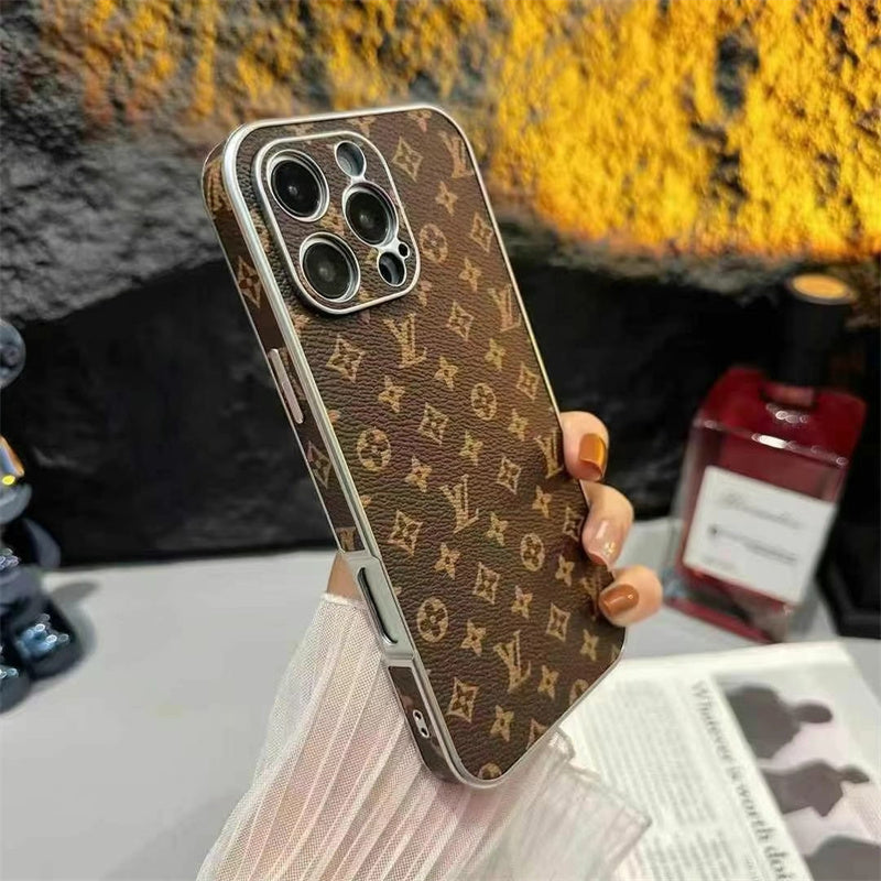 Luxury LV Leather iPhone Cases mysite