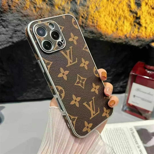 Luxury LV Leather iPhone Cases mysite
