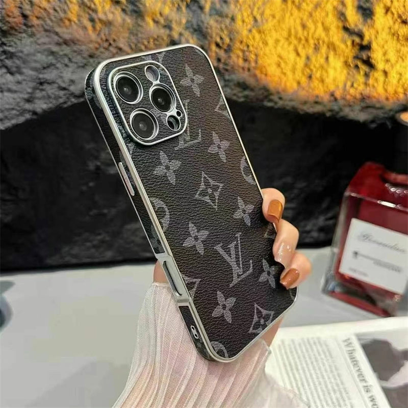 Luxury LV Leather iPhone Cases mysite