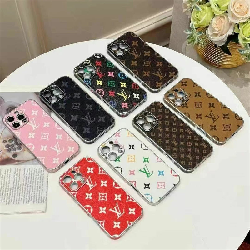 Luxury LV Leather iPhone Cases mysite