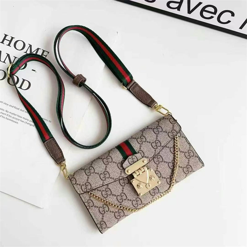Monogram LV Luxurious Phone Case With Straps mysite