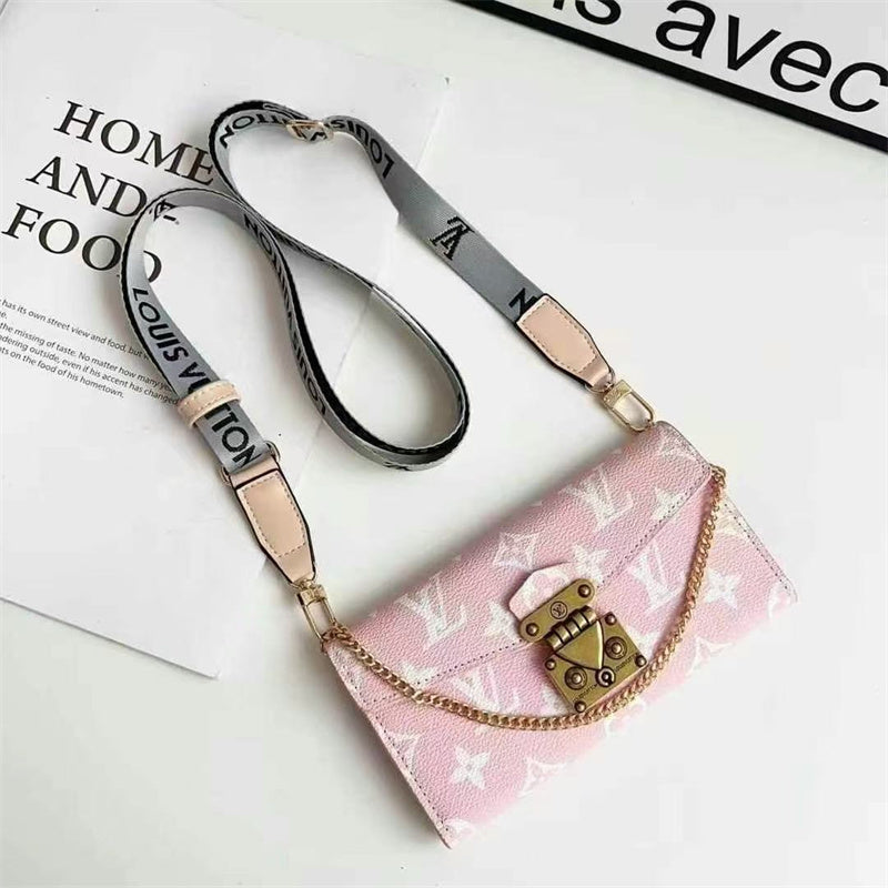 Monogram LV Luxurious Phone Case With Straps mysite