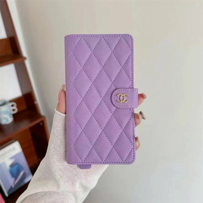 Premium Chanel Leather Wallet Leather Crossbody Bag Apple iPhone Cases mysite