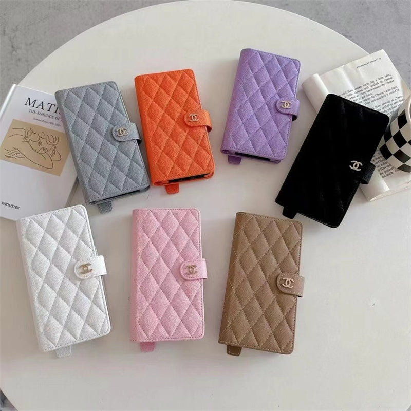 Premium Chanel Leather Wallet Leather Crossbody Bag Apple iPhone Cases mysite