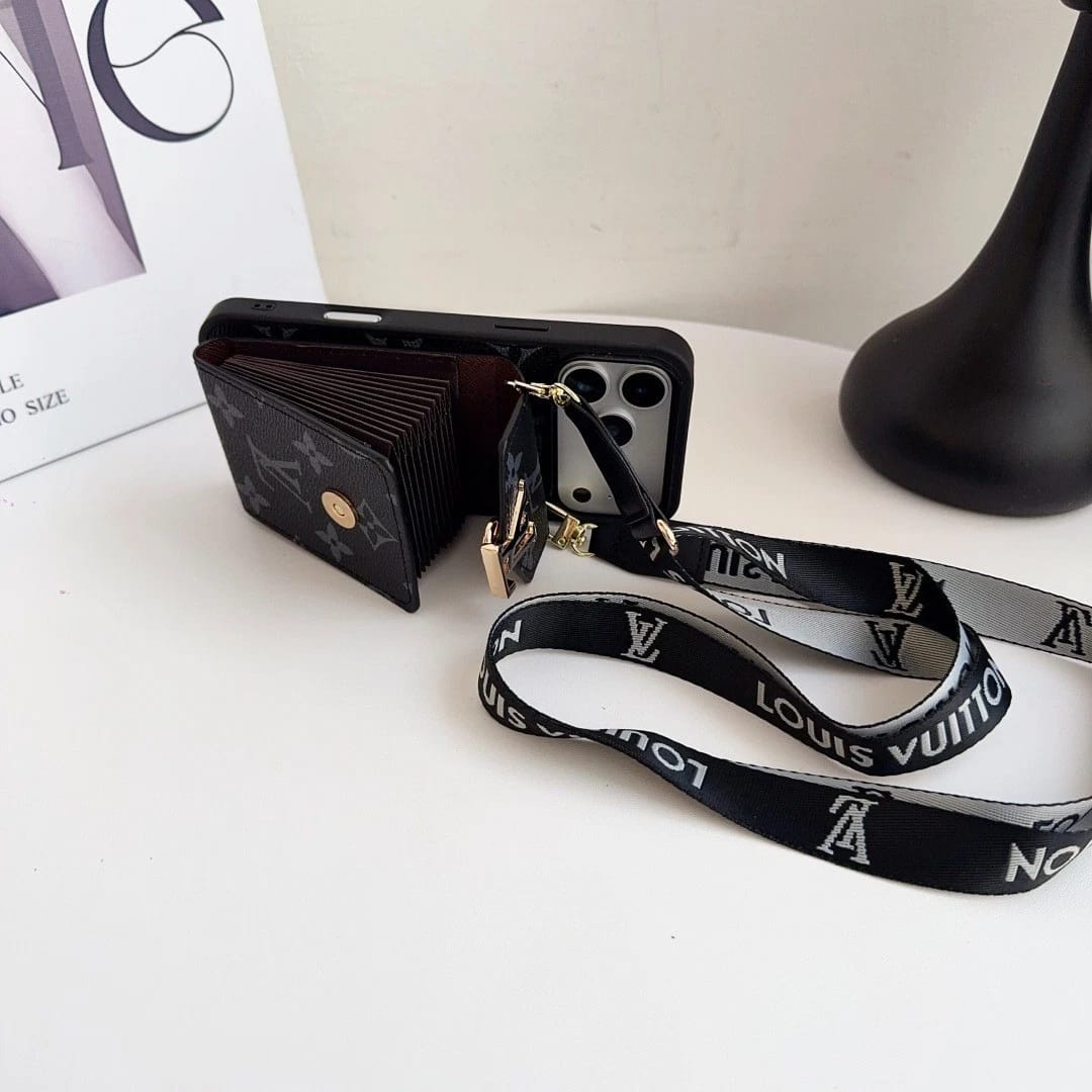 Leather Wallet Card Holder Phone Case For iPhone 17 / 16 / 15 / 14s mysite