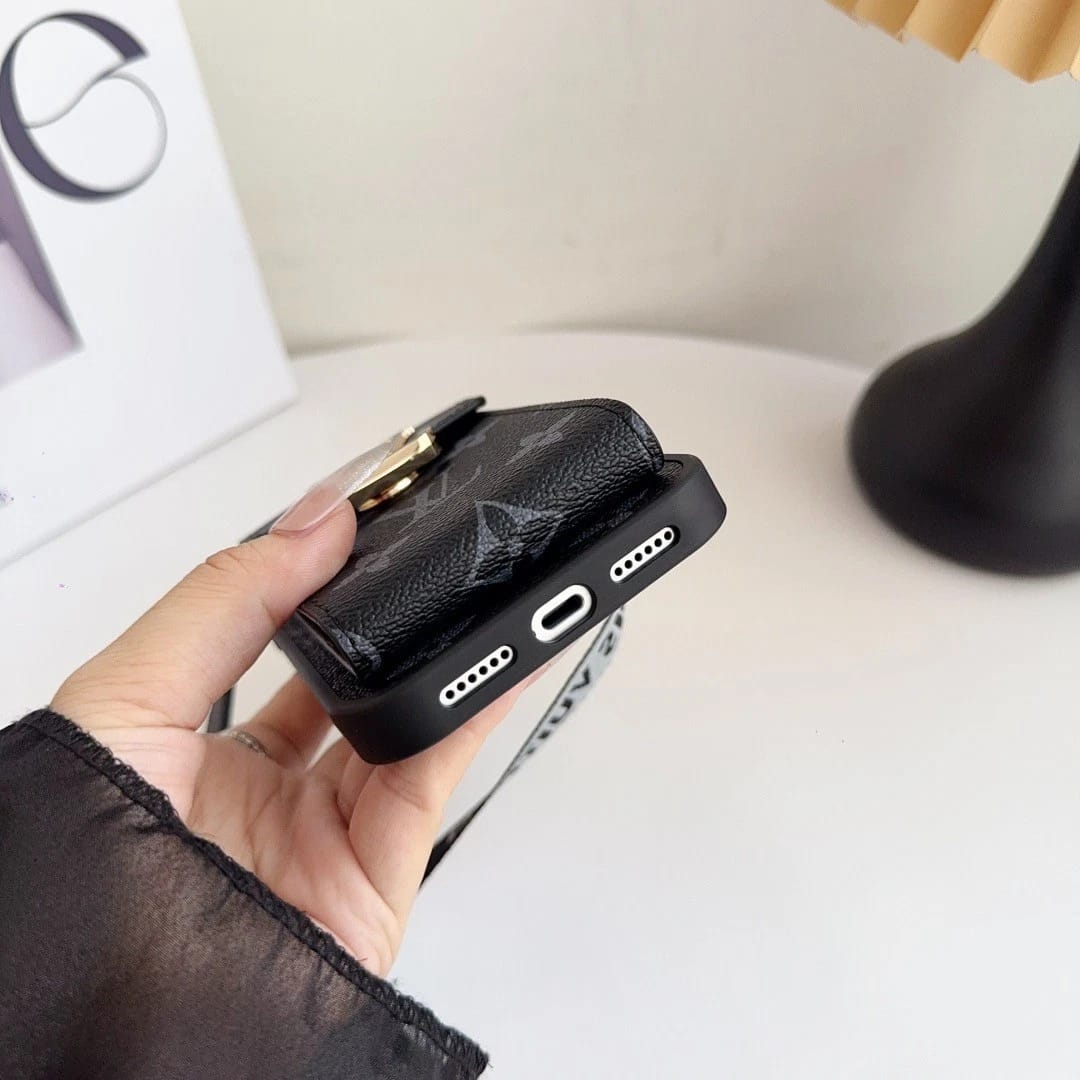 Leather Wallet Card Holder Phone Case For iPhone 17 / 16 / 15 / 14s mysite