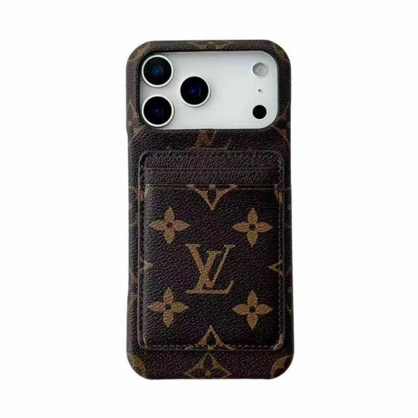 Leather Card Holder Case for iPhone 17/ 16/ 15/ 14s mysite