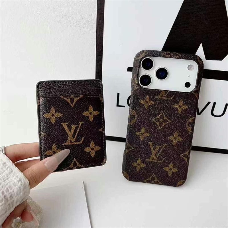 Leather Card Holder Case for iPhone 17/ 16/ 15/ 14s mysite