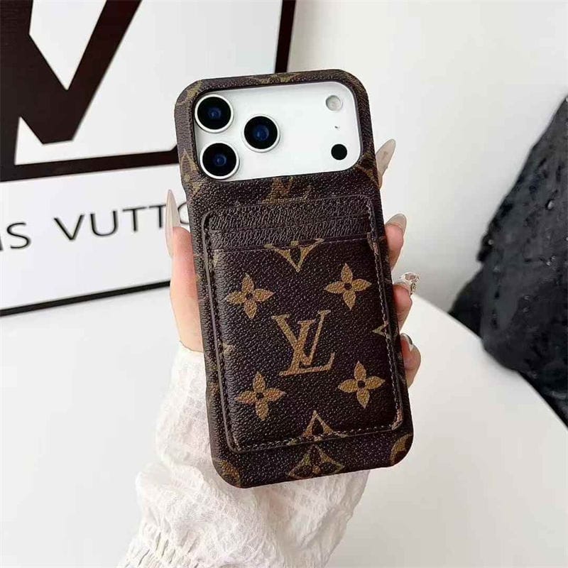 Leather Card Holder Case for iPhone 17/ 16/ 15/ 14s mysite