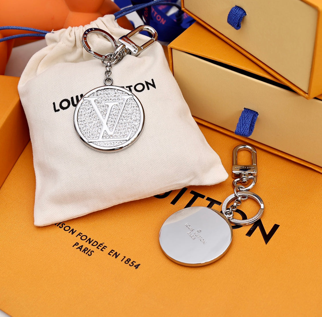 Luxury keychain mysite