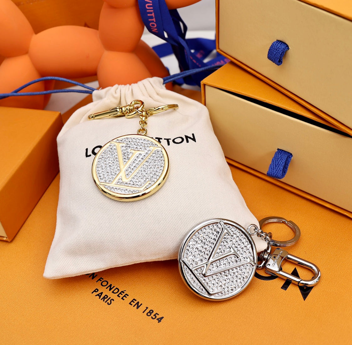Luxury keychain mysite