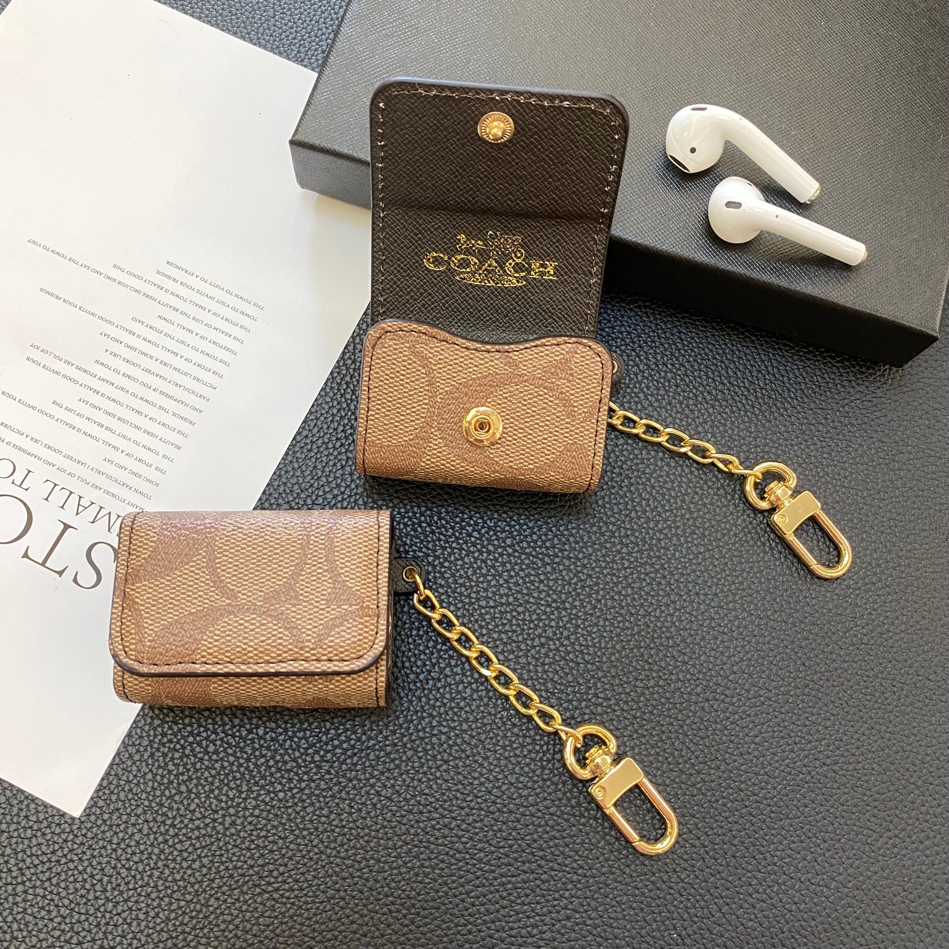 Luxury Coach AirPods Pro Cases Light Brown-YH240425 mysite
