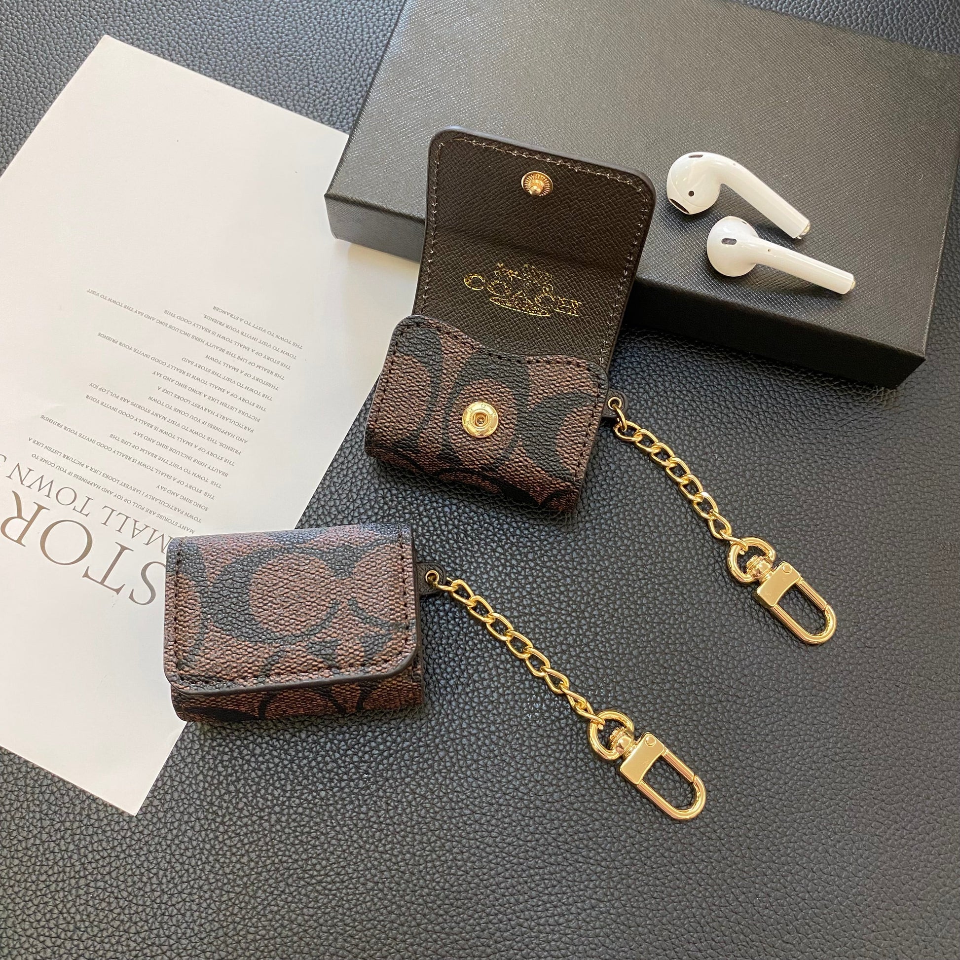 Luxury Coach AirPods Pro Cases Dark brown-YH240425 mysite