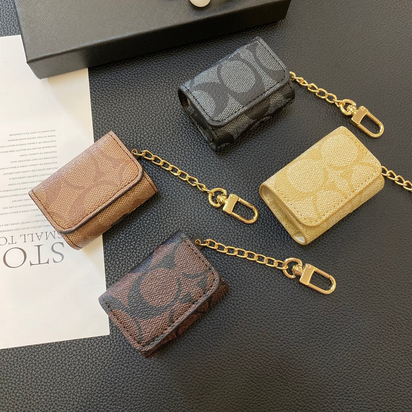 Luxury Coach AirPods Pro Cases Black- YH240425 mysite