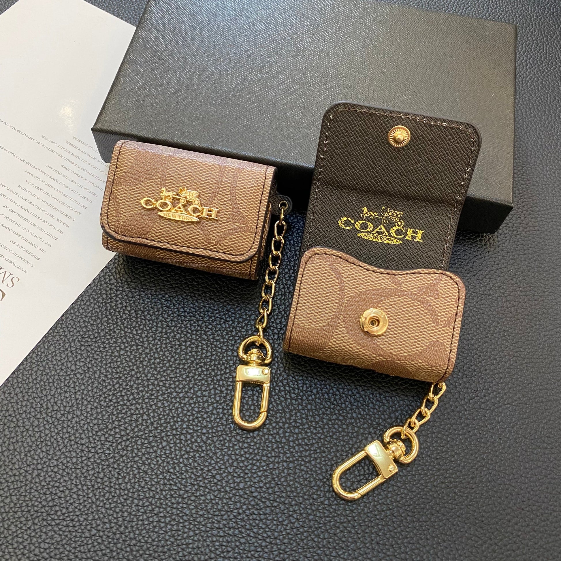 Luxury Coach AirPods Pro Cases Light Brown- LGK240425 mysite