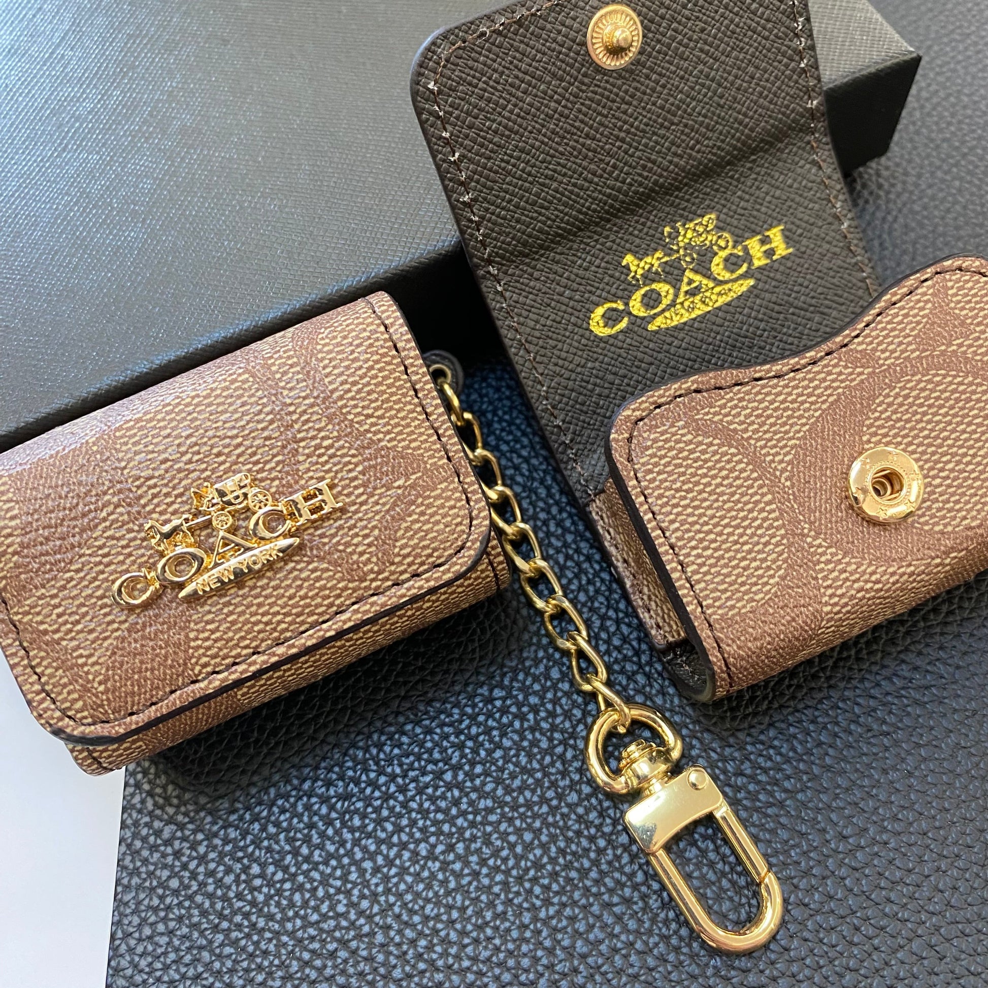Luxury Coach AirPods Pro Cases Light Brown- LGK240425 mysite