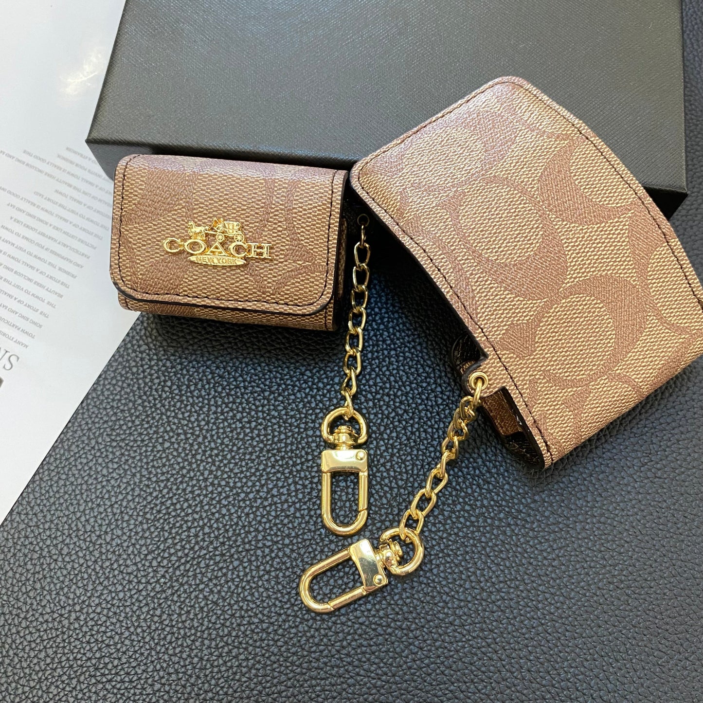 Luxury Coach AirPods Pro Cases Light Brown- LGK240425 mysite