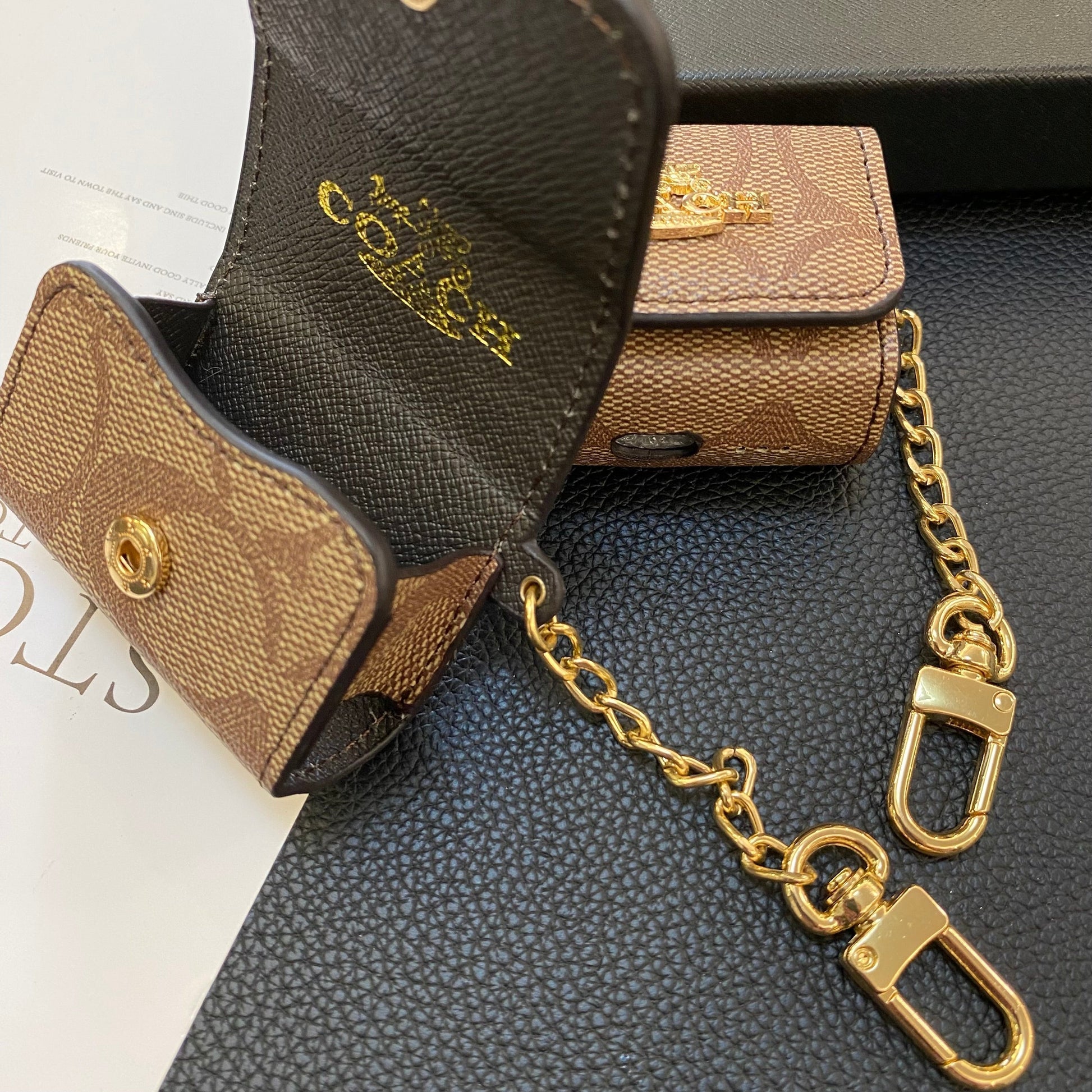Luxury Coach AirPods Pro Cases Light Brown- LGK240425 mysite
