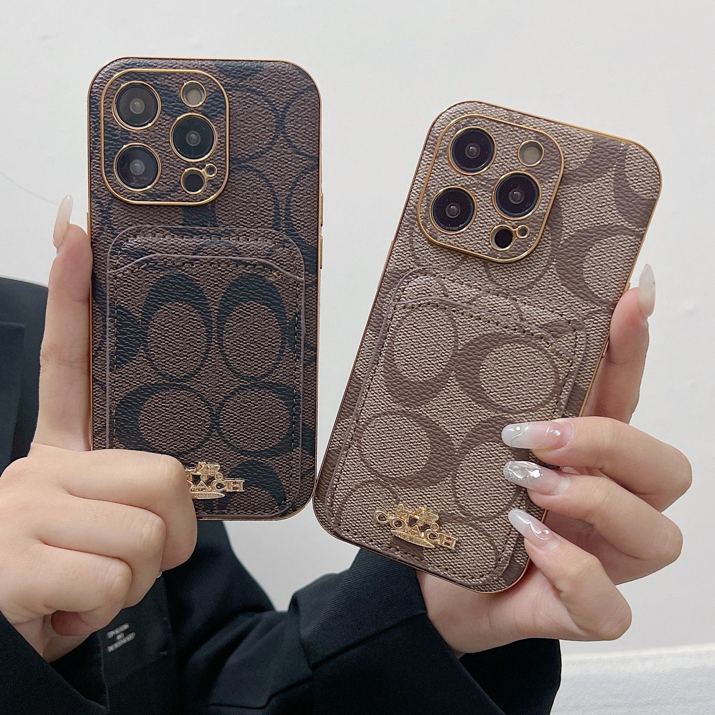 Coach iPhone Case With Card Holder Brown  -KB241651 mysite