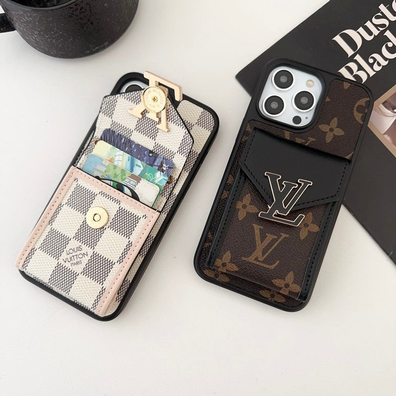 Lou Card Bag Five Color Chain iPhone Case mysite