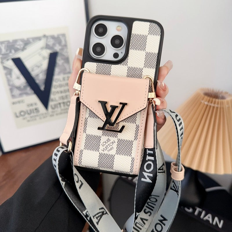 Lou Card Bag Five Color Chain iPhone Case mysite