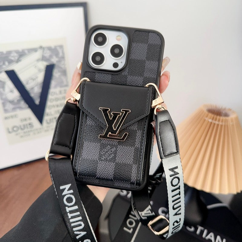 Lou Card Bag Five Color Chain iPhone Case mysite