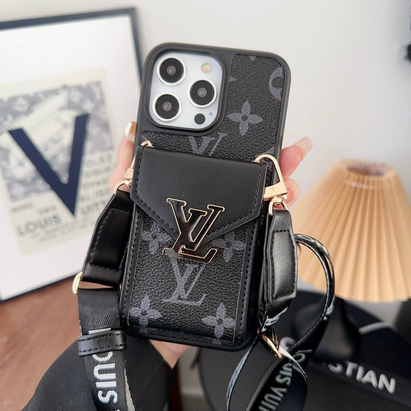 Lou Card Bag Five Color Chain iPhone Case mysite