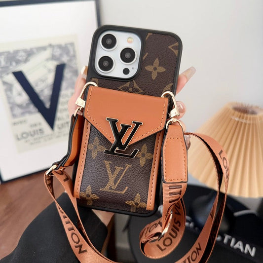 Lou Card Bag Five Color Chain iPhone Case mysite