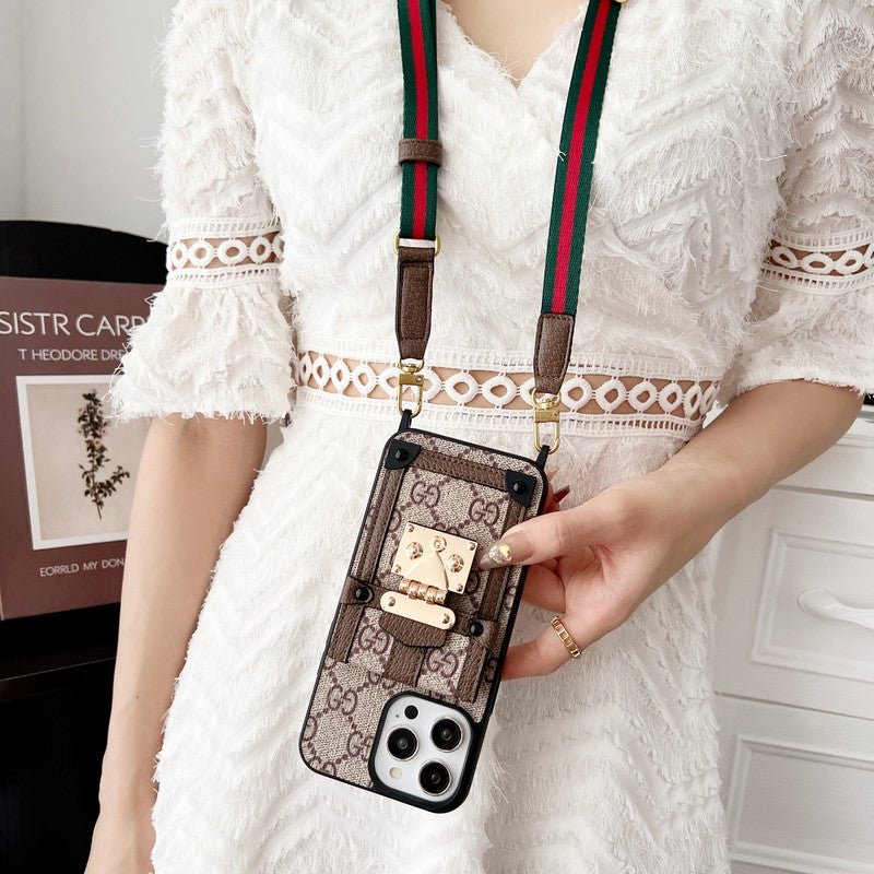 GG Card Bag Chain Classic iPhone Case mysite