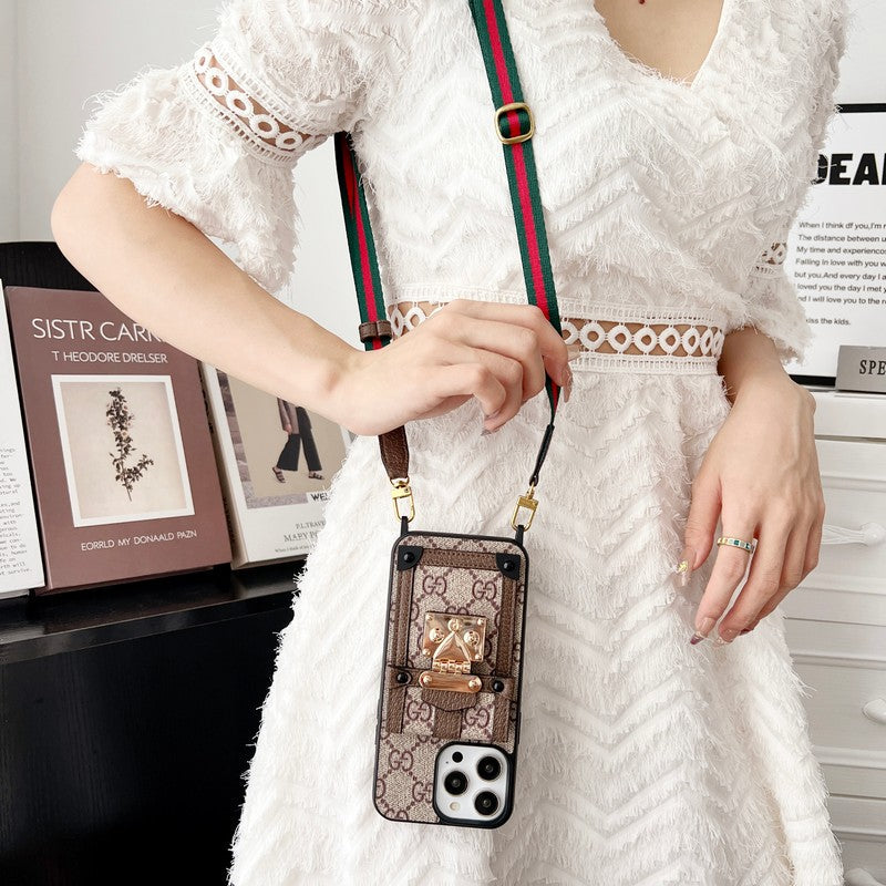 GG Card Bag Chain Classic iPhone Case mysite