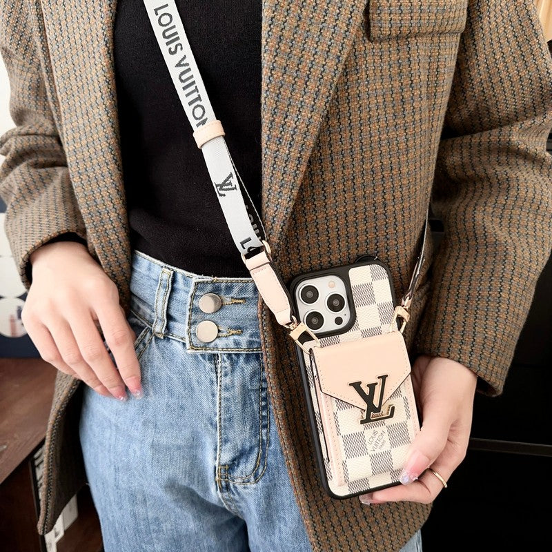 Lou Card Bag Five Color Chain iPhone Case mysite