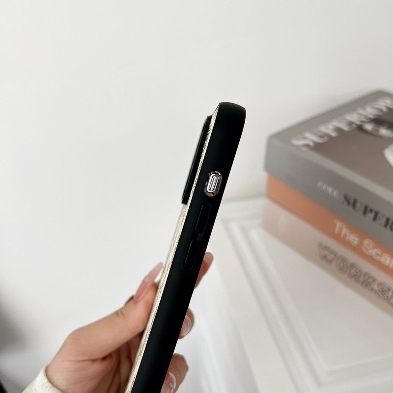 Lou Black & White Crossbody iPhone Case mysite