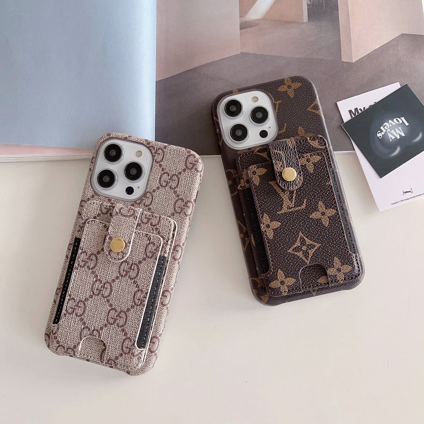 Lou Card Holder iPhone Case mysite