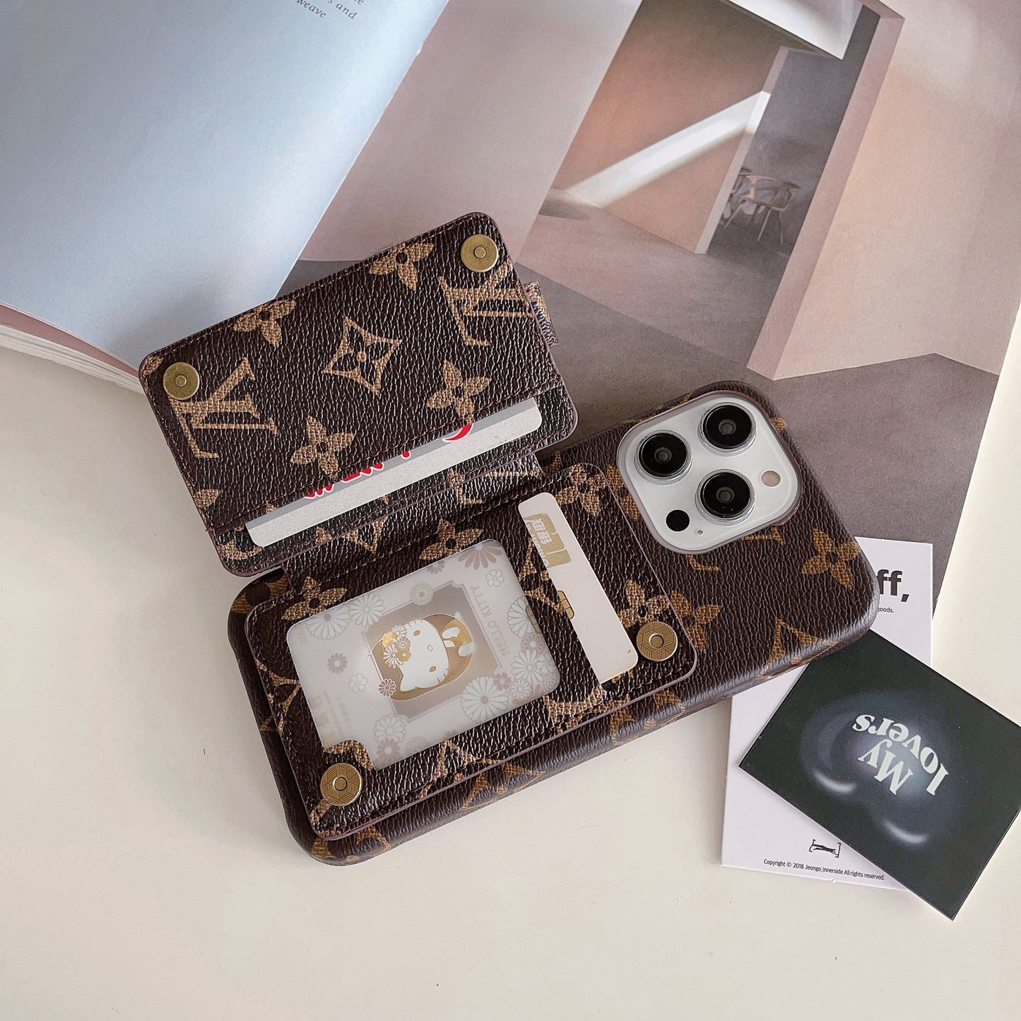 Lou Card Holder iPhone Case mysite