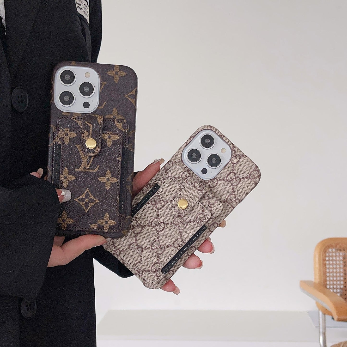 Lou Card Holder iPhone Case mysite