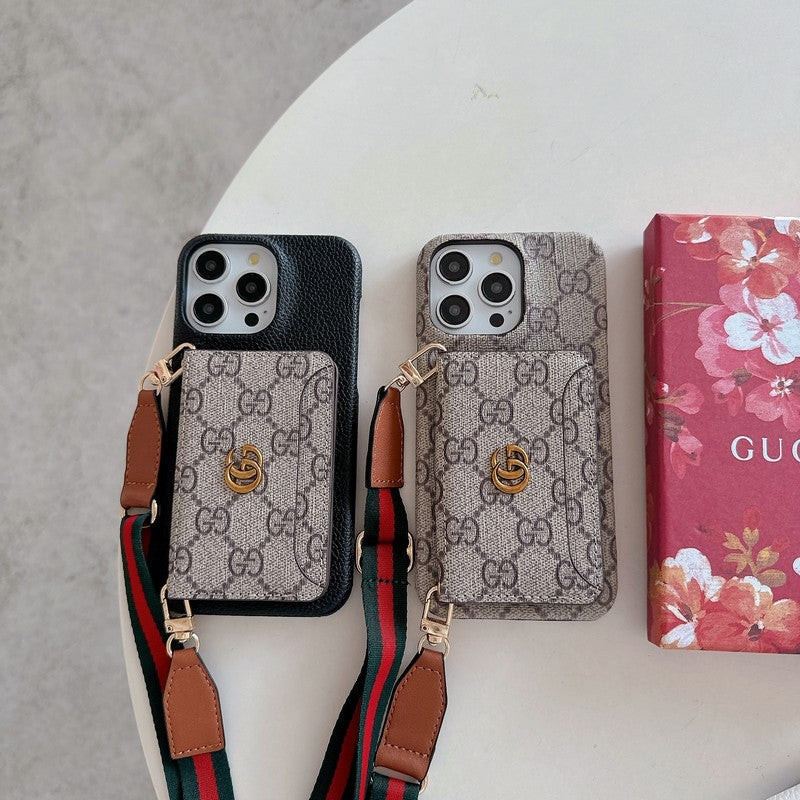 GG Card Bag Crossbody Classic iPhone Case mysite