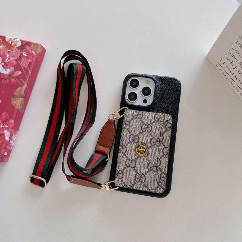 GG Card Bag Crossbody Classic iPhone Case mysite