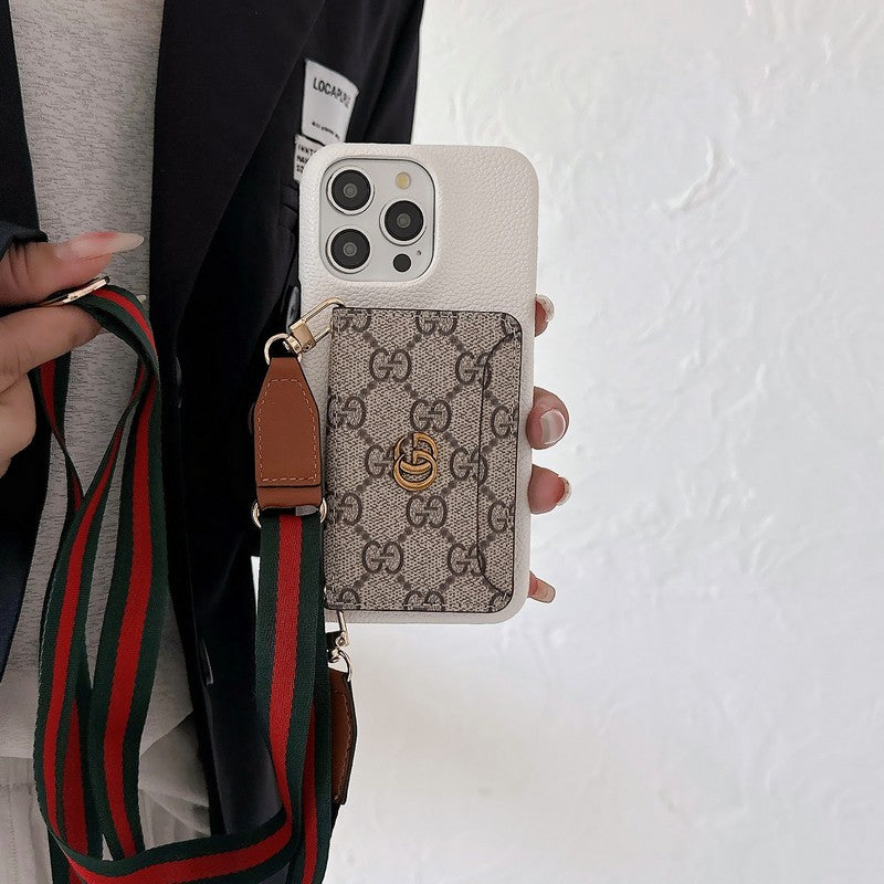 GG Card Bag Crossbody Classic iPhone Case mysite