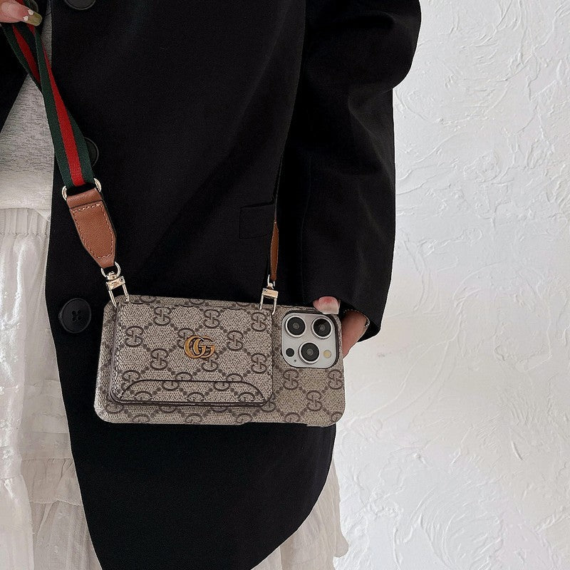 GG Card Bag Crossbody Classic iPhone Case mysite