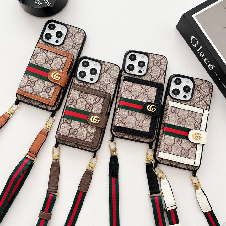 Luxury Card Bag Chain Classic iPhone Cases mysite