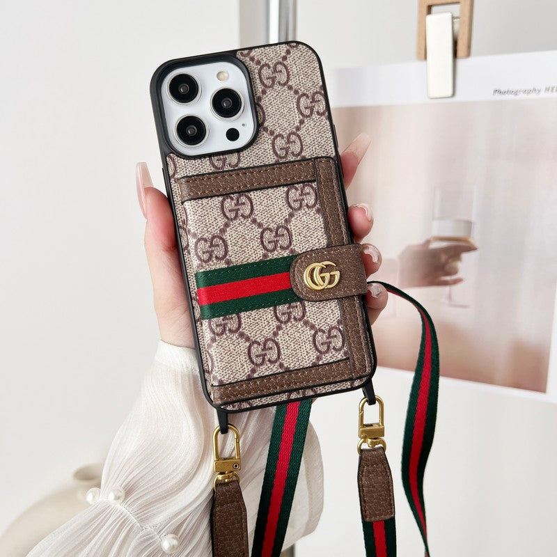 Luxury Card Bag Chain Classic iPhone Cases mysite