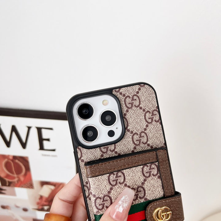 Luxury Card Bag Chain Classic iPhone Cases mysite