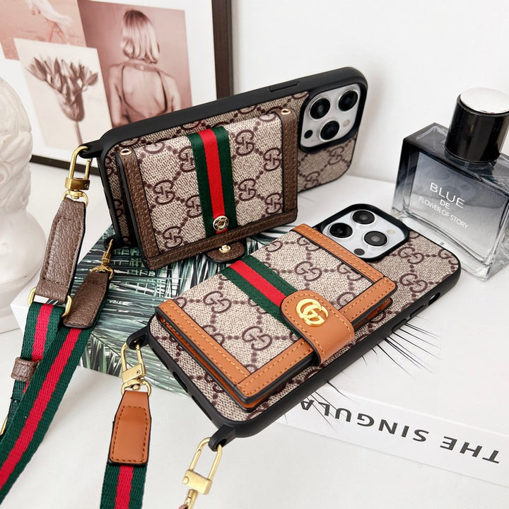 Luxury Card Bag Chain Classic iPhone Cases mysite