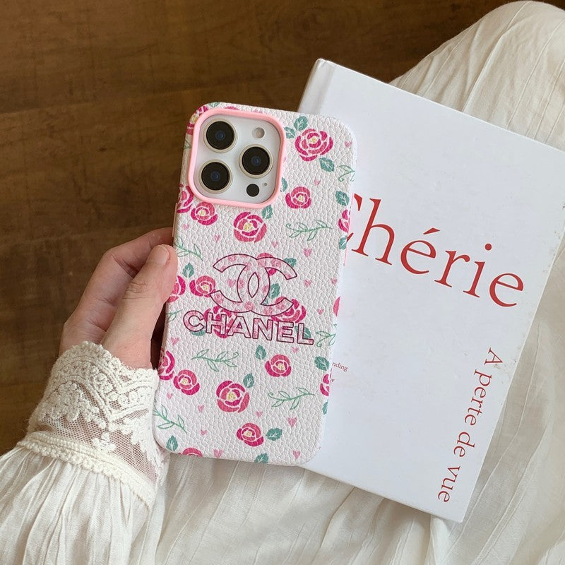 CC Flower Leather iPhone Case mysite