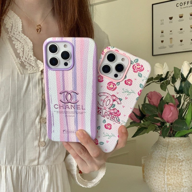 CC Flower Leather iPhone Case mysite