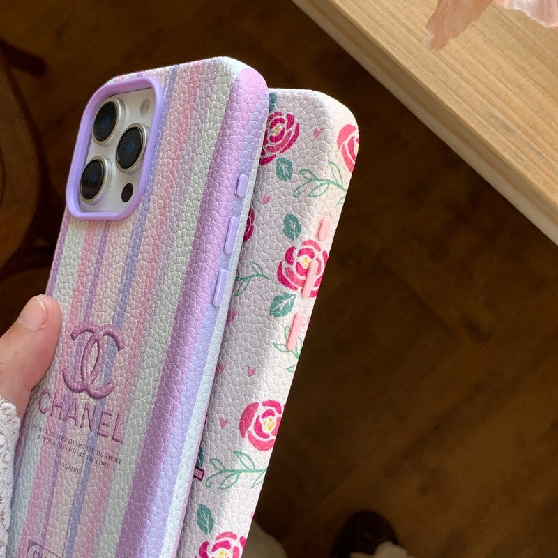 CC Flower Leather iPhone Case mysite