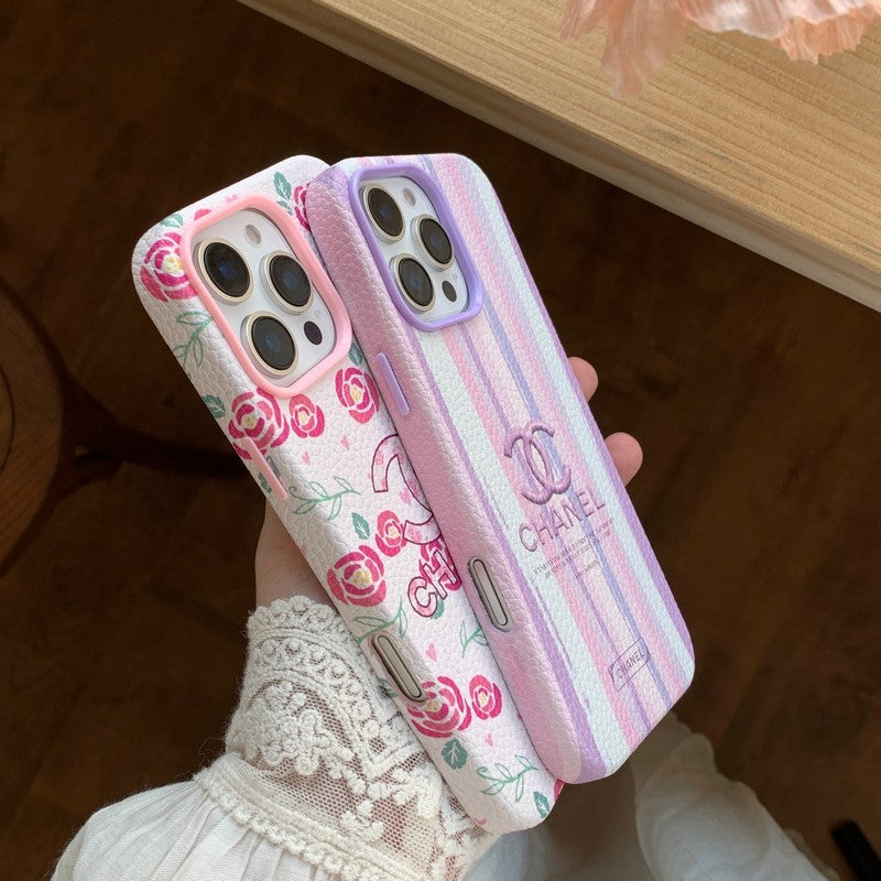 CC Flower Leather iPhone Case mysite