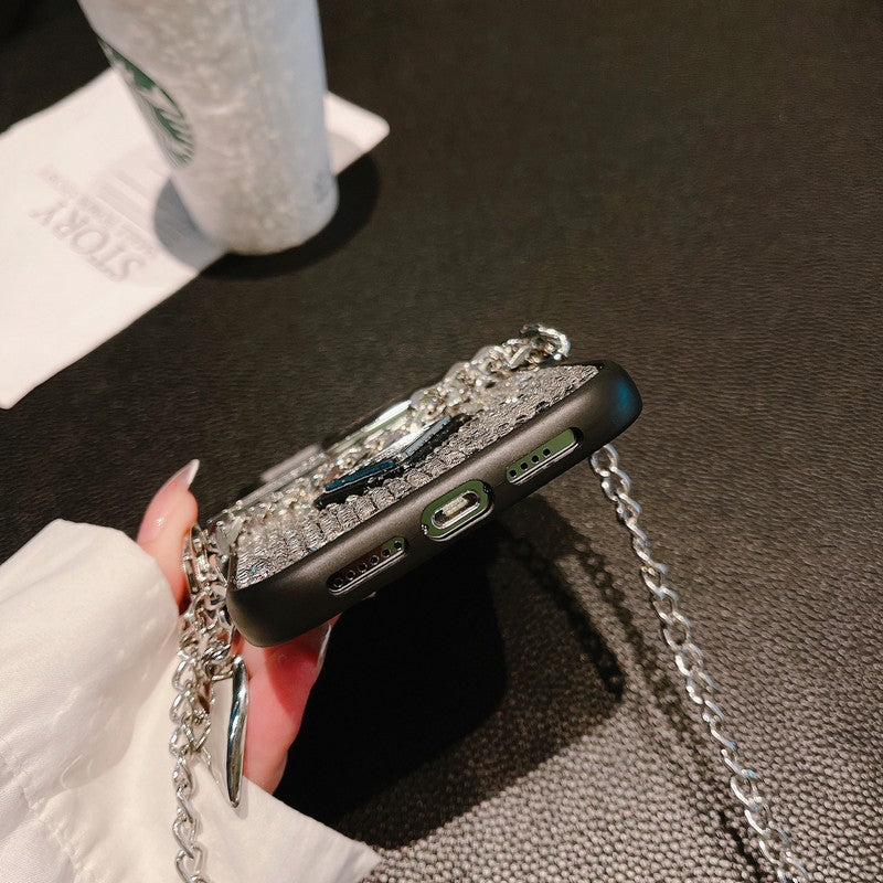 Pra Diamond Crossbody Chain iPhone Case mysite