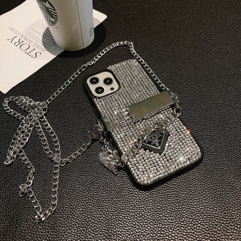 Pra Diamond Crossbody Chain iPhone Case mysite